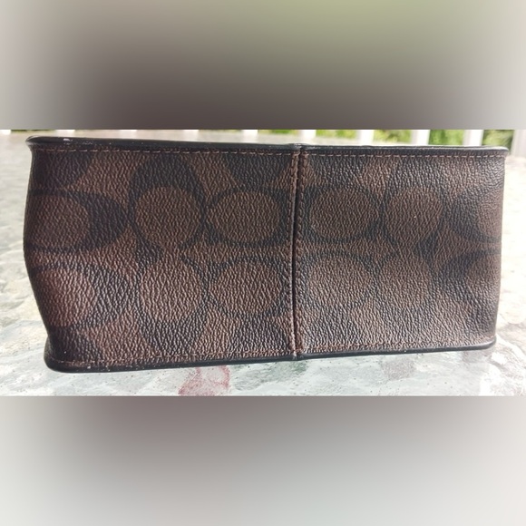 Coach Black Leather Chain Crossbody Purse - Picture 11 of 11